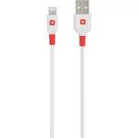 Skross SKCA0004A-MFI120CN USB-kabel USB 2.0 USB-A stekker 1.20 m Wit Rond