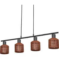 Ledvance LED Armatuur E27 | Decor Clay Windows Pendant LN 4XE27 Brown