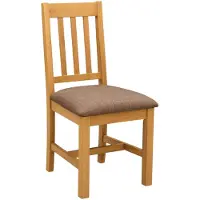 vidaXL Eetkamerstoel VENLO 2 st Massief Eikenhout 45 x 53 x 92 cm