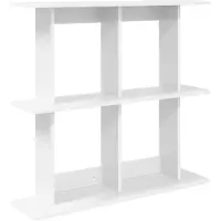 vidaXL Wandplank Muurmontage Wit 100 x 20 x 75 cm Bewerkt hout