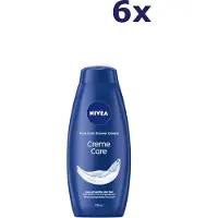 Nivea 6x Bath 750ml Cream Care douche crème