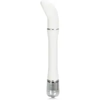 Calexotics California Exotic Novelties-Lulu Satin Scoop Vibe White-Vibrator