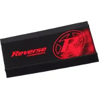 Reverse Components Neoprene Chainstay Guard, zwart/rood 2024 Achterbrugbescherming