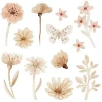 Pastelowe Love Muursticker Meadow I Meadow I