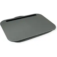 Value schootblad / laptop-/tabletblad met kussen, grijs