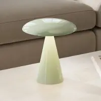 Beacon Lighting Beacon LED tafellamp op accu Kinoko, groen, 27 cm, CCT dimbaar, groen, Woon-/ Eetkamer, Kunststof, Modern