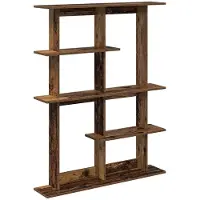 vidaXL Wandplank Oud hout 102 x 20 x 130 cm Bewerkt hout