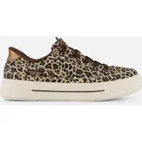 SKECHERS Slip-ins Bobs bruin Panterprint Maat 40