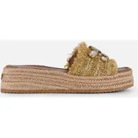 Tamaris Muiltjes beige / goud / transparant