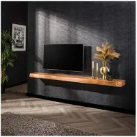 Meubelplaats Wandplank Levita 200 cm acacia - naturel
