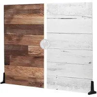 V-Flat World Whitewash/Hickory Planks