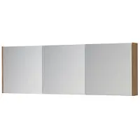 Ink SPK1 Spiegelkast 3 Deuren - 180x60cm - Blank Eiken - Spiegels, Spiegelkasten - 8718835397524