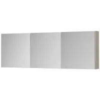 Ink SPK1 Spiegelkast 3 Deuren - 180x60cm - Mat Kasjmier Grijs - Spiegels, Spiegelkasten - 8718835150266