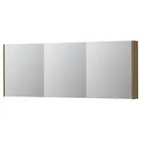 Ink SPK1 Spiegelkast 3 Deuren - 160x60cm - Olijf Eiken - Spiegels, Spiegelkasten - 8718835397500
