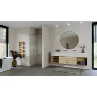 Van Rijn Products VR23 Type 100 Maatwerk Nisdeur - Veiligheidsglas - Douche, Douchedeuren