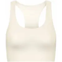 Colorful Standard Sport BH Women Active Cropped Bra Ivory White-XS