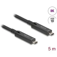 DeLOCK Active Optical USB-C 8K Video + Data + PD Cable 5 m