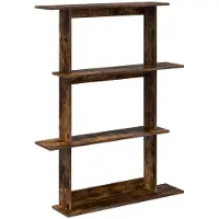 vidaXL Wandplank Gerookt eiken 100 x 20 x 126 cm Bewerkt hout