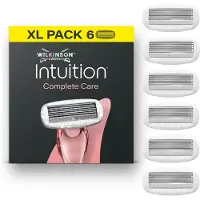 Wilkinson Intuition Wilkinson Sword Intuition Complete Care Navulmesjes voor vrouwen, Hydro-Boost-serum, 6 navulmesjes
