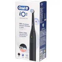 PDM to be maintained Oral-B iO 2 Zwarte Elektrische Tandenborstel 1 St Tandenborstel
