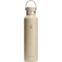 Hydroflask - Standard Mouth with Standard Flex Cap - Isoleerfles 710 ml, beige