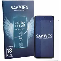 Savvies - Screenprotector voor Motorola Moto G37 Power - Folie Beschermfolie transparant 18 Stuks