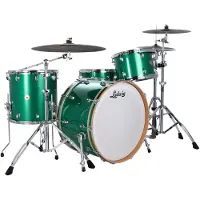 Ludwig Lco5044Gdir - Continental Series 24"/ 4Pcs - Green Sparkle
