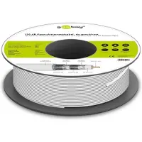Pro 120 dB SAT Coaxial Cable, 4x Shielded, CCS