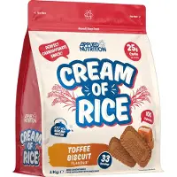 Applied Nutrition Cream of Rice - 1000 g - Toffee Biscuit