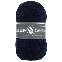 Durable Cosy Fine Navy (321) - 10 bollen van 50 gram - katoen/acryl haakgaren - breigaren