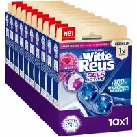 Witte Reus Self Active Bloesem 50g - WC blokjes - Voordeelverpakking - 10 stuks