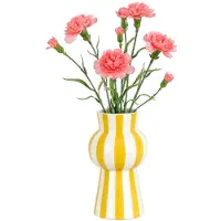 Mica Decorations Kunstbloem Anjer Floristic - 3x - H71 cm - roze - kunststof - stelen kunstbloemen - boeket - rozen bloemetjes