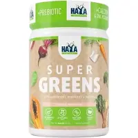 Haya labs Super Greens - 300 g - Natural Peach Shake