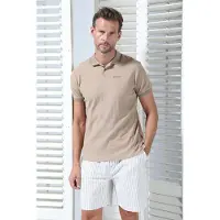 Gabbiano Polo, korte mouw met structuur -