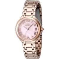 Invicta Wildflower 48232 Dames Horloge - Quartz Uurwerk - Roestvrij Staal met roze Wijzerplaat - 32mm