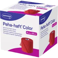 Hartmann Peha-haft Color Rood 8 cm x 20 m | 1 stuk