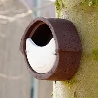 Cj Wildlife Nestkast Alicante WoodStone halfopen Bruin | |