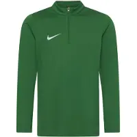 Nike Dri-FIT Park 26 Trainingstrui 1/4-Zip Kids Donkergroen Wit