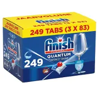 Finish Quantum Infinity Shine Vaatwastabletten - 3 x 83 = 249 Capsules - Voordeelverpakking