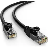 Goobay CAT 5e Patch Cable, U/UTP, black 30 m