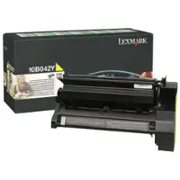 Lexmark 10B042Y toner geel hoge capaciteit (origineel)
