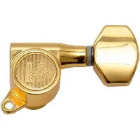 KLUSON Roen-Back, 45°, Tuner goud, kleine vleugel, 6L - Stemmechaniek voor gitaar