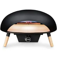 Le Feu Refurbished | Turtle 3.0 - Gas Pizzaoven - Ø52 cm - Snelle Opwarming tot 500°C - Zwart