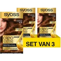 Syoss Oleo Intense 6-76 Warm Koperblond 3 stuks Voordeelverpakking