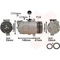VAN WEZEL 0600K395 Aircopomp