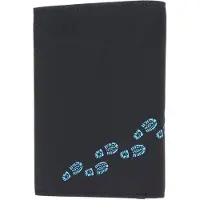 OXMOX Portemonnee 'New Cryptan' blauw / zwart