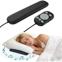 Fokelyi - Slaapsprekers - kussenluidspreker - onderkussen bluetooth speaker - witte ruis - timerfunctie - zwart