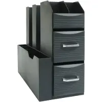 MCW Bureau-organizer -L97, pennenhouder opbergdoos met 2 laden en 7 vakken, 29x14x33cm