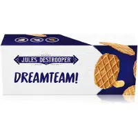Jules Destrooper Natuurboterwafels "Dreamteam!" 2x100g - bedankt cadeautje - cadeaudoos met boodschap voor teams en collega’s