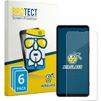 BROTECT Screenprotector 6 Stuks voor Sony Xperia 1 VIII Beschermglas transparant